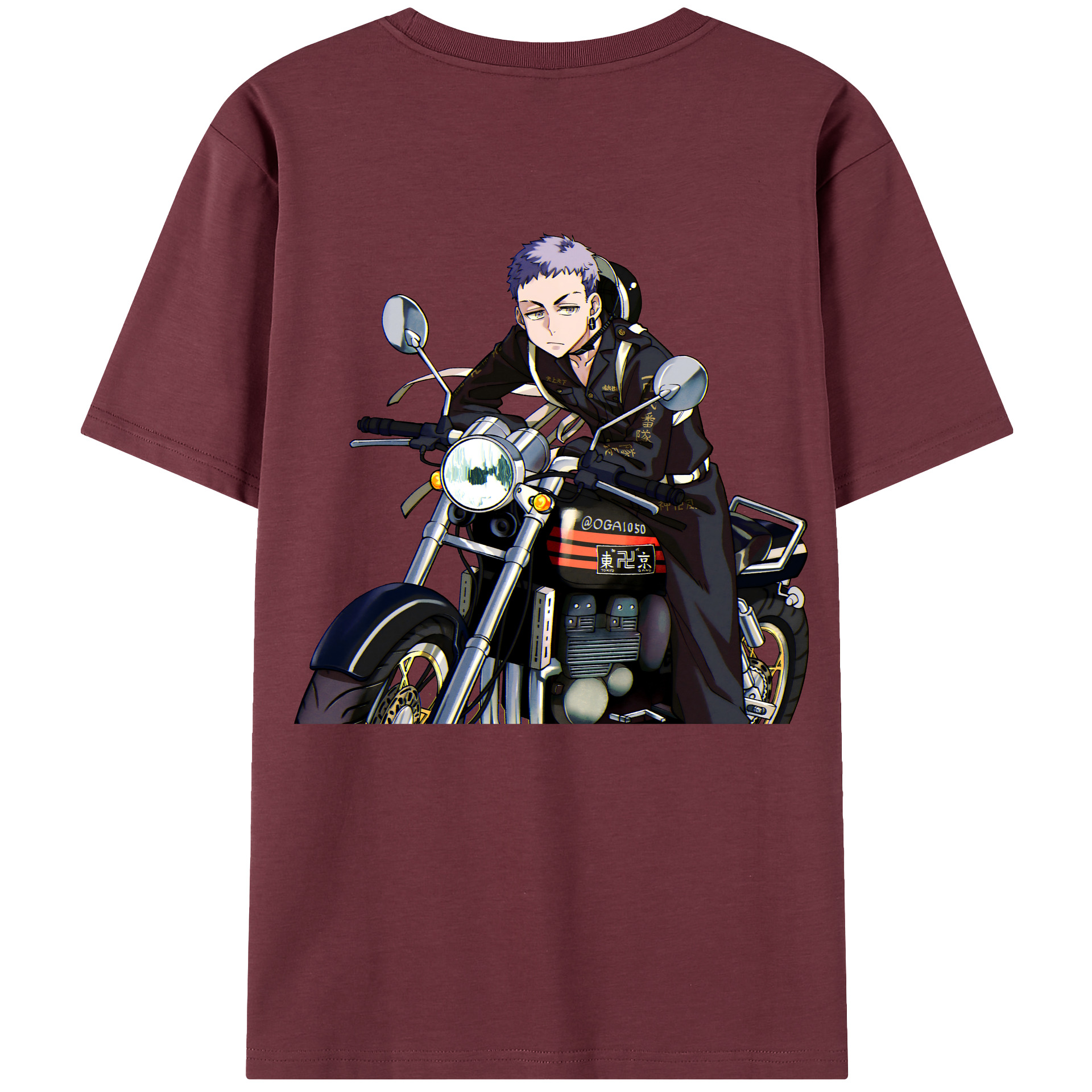 （画像用） 東京リベンジャーズ Tokyo Revengers 綿100％半袖Tシャツ（背面プリント）